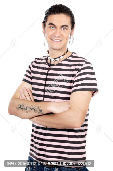 有吸引力的休閑男孩