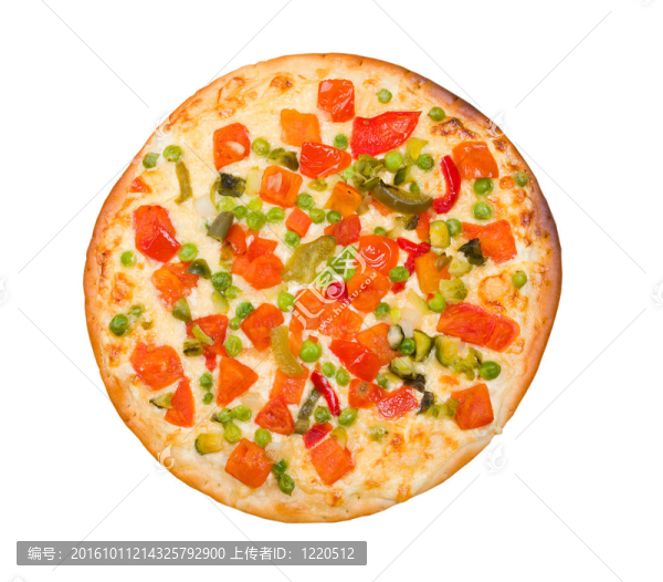 美味的意大利蔬菜披萨。neapolitano；靠近