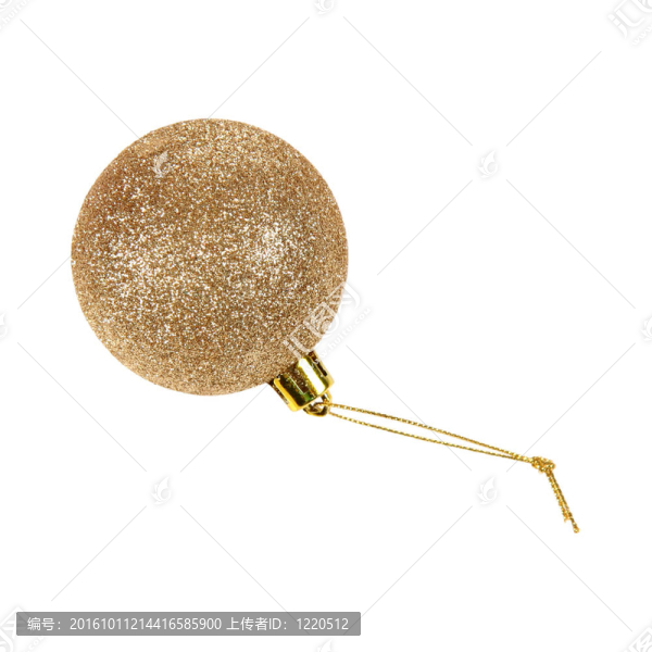 金色圣誕球