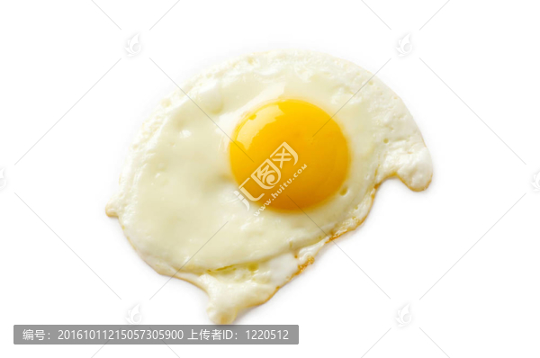 白底煎雞蛋
