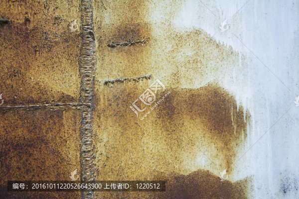 摘要生銹的垃圾金屬框架背景