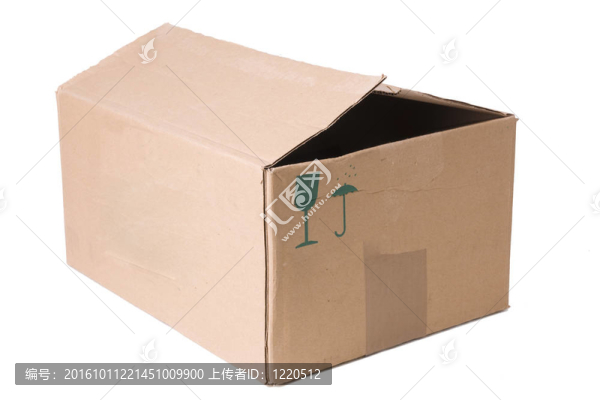 白色開硬紙板箱