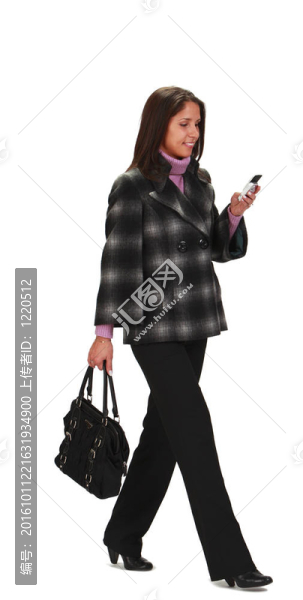 女人走