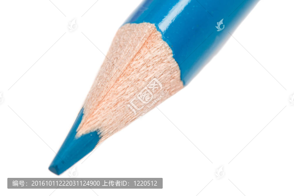 一個藍(lán)色的鉛筆