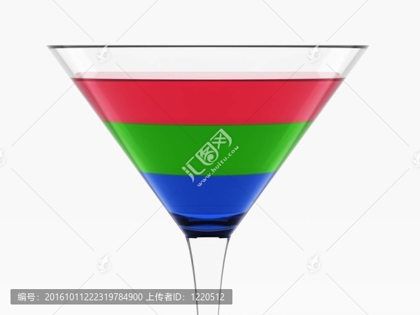 五顏六色的雞尾酒