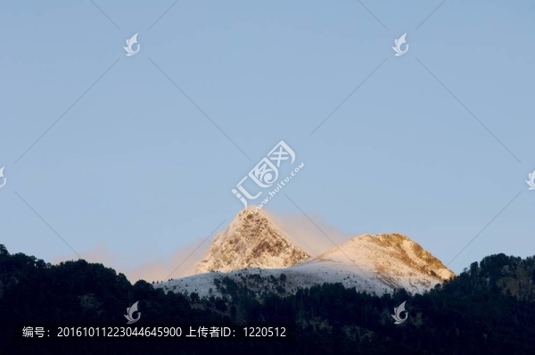 冬的落日