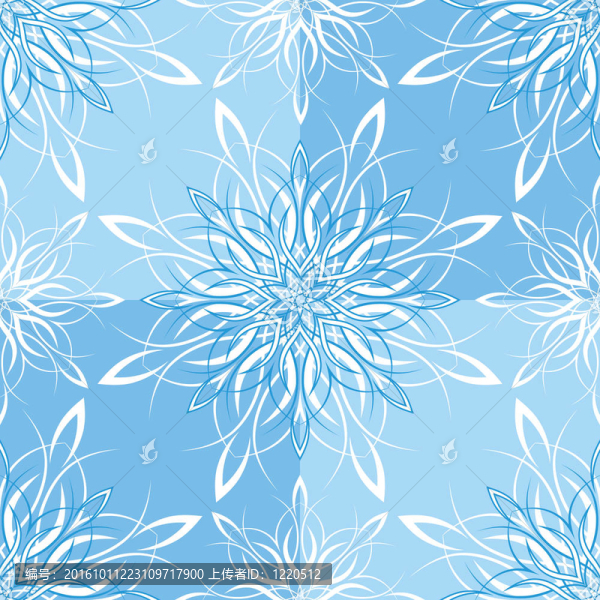 無縫雪花壁紙