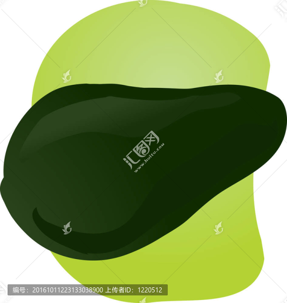 鱷梨的插圖