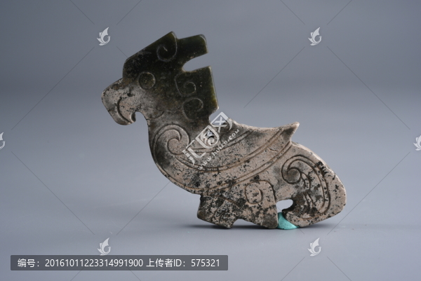 玉器,商代青玉鸮