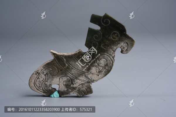 玉器,商代青玉鸮