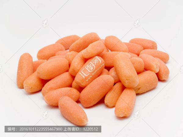 去皮的胡蘿卜片