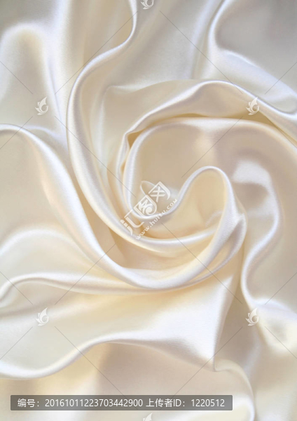 光滑典雅的白色絲綢婚禮背景