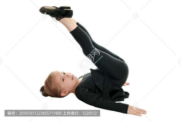 女孩進(jìn)行體育鍛煉