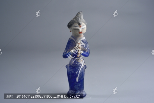 琉璃,唐代彩琉璃樂人