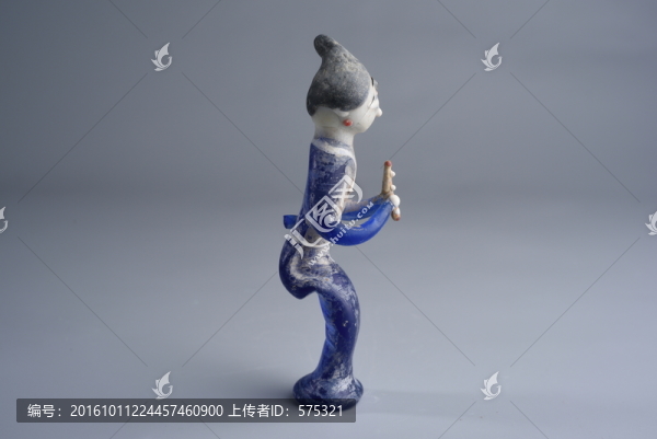琉璃,唐代彩琉璃樂人