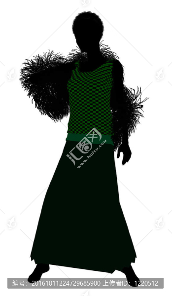 1920女性剪影
