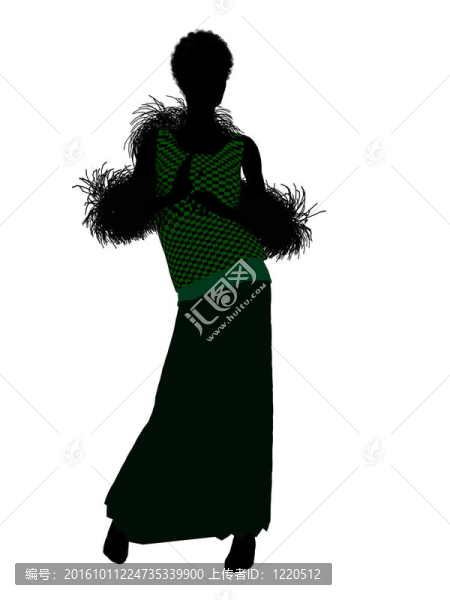 1920女性剪影
