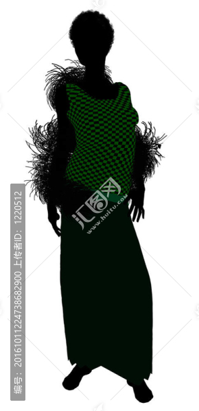 1920女性剪影
