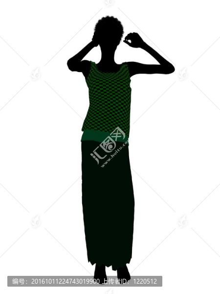 1920女性剪影