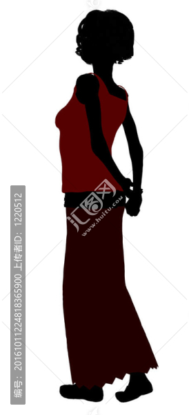 1920女性剪影