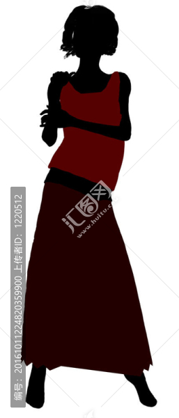 1920女性剪影