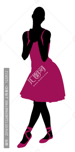 女Ballerina,Silhouette