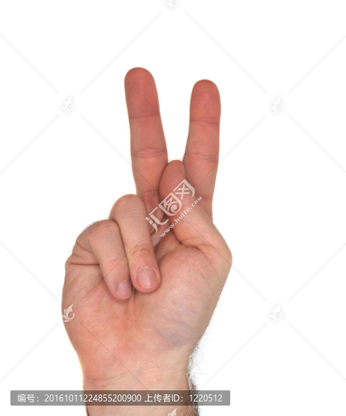 美國手語字母K