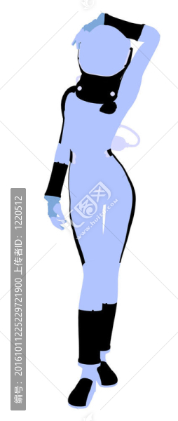 女宇航員剪影剪影