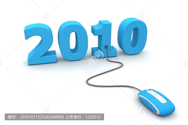 瀏覽藍色新年2010,-藍色鼠標