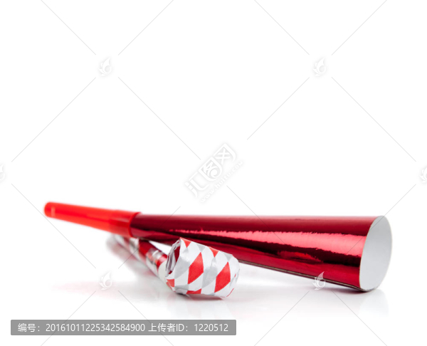 白色的紅色和銀色的噪音制造商