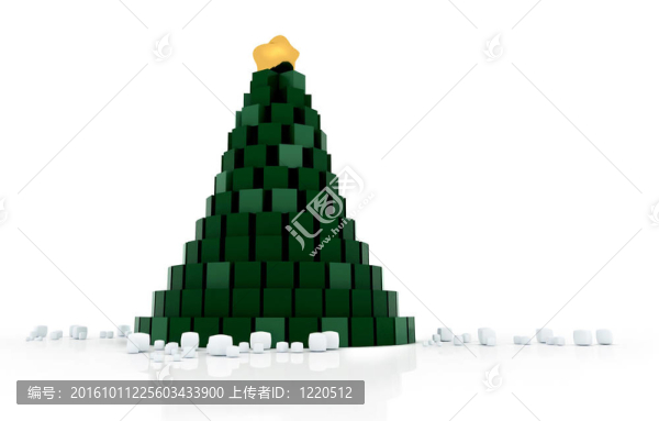 綠色的圣誕樹