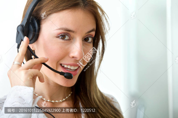 客戶服務(wù)的女人