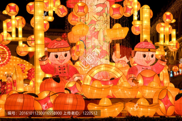 為慶祝中國農(nóng)歷而制作的藝術(shù)品