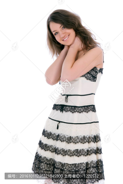 年輕漂亮女孩的肖像
