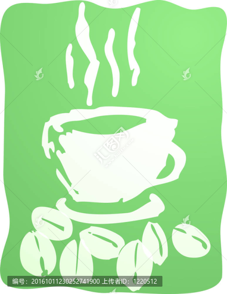 咖啡插圖杯