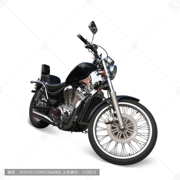 黑色的摩托車