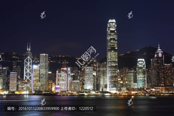 香港拍到晚上從九龍島