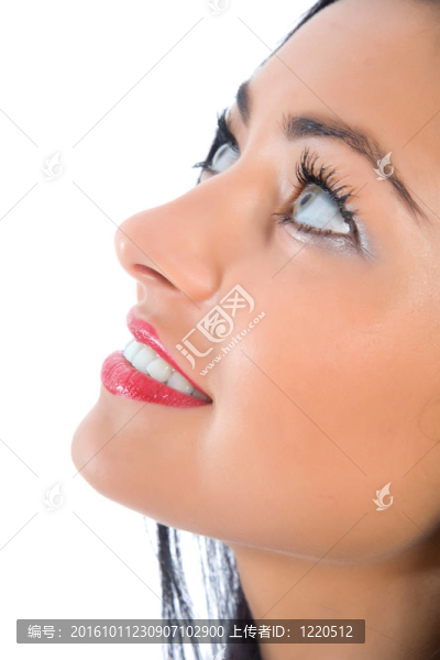 與藍(lán)眼黑發(fā)的肖像