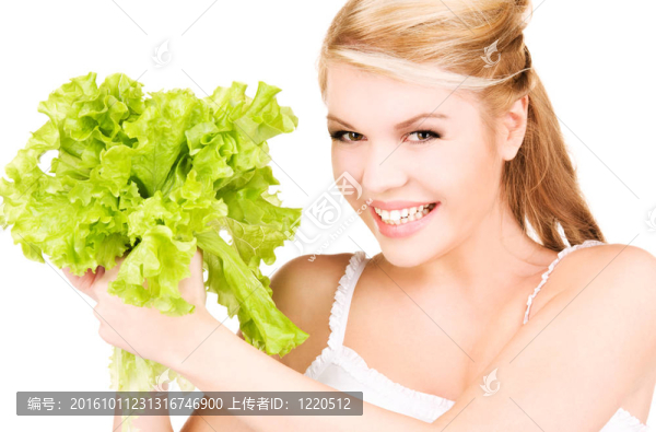 快樂女人生菜
