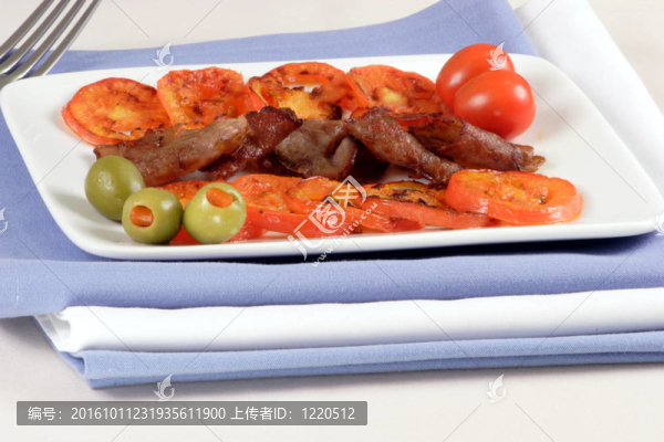 牛肉蔬菜切片