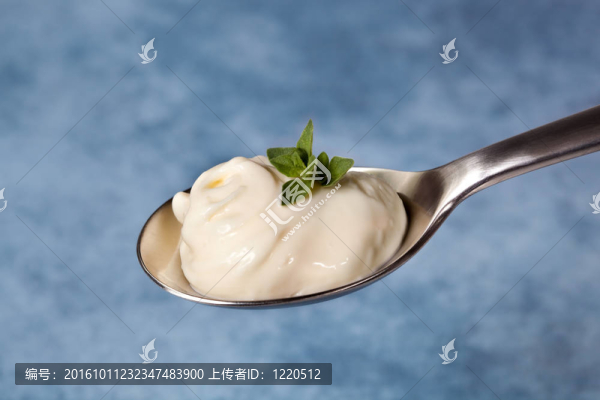 沙拉醬勺的香草