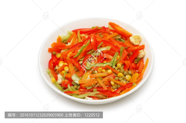 白色的沙拉碗