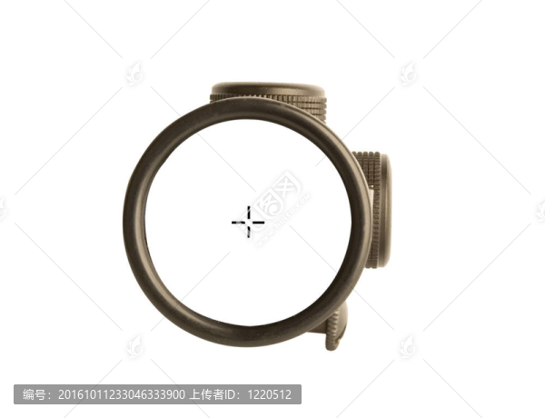 用于瞄準武器的步槍瞄準鏡圖像