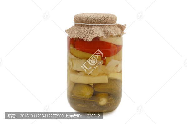 玻璃瓶罐頭蔬菜分離