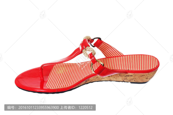 白色背景下的女人鞋