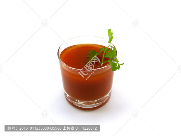番茄汁和香菜