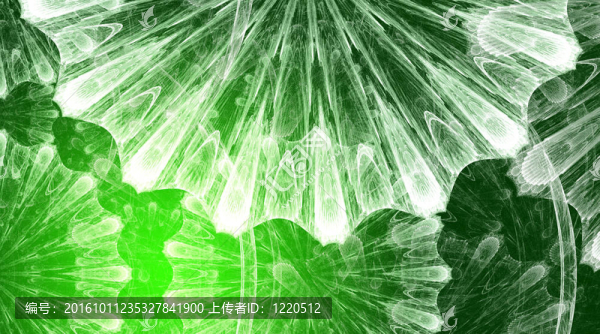 綠色的背景。