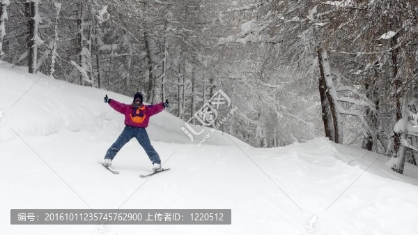 滑雪者