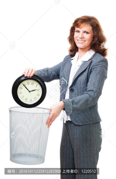 商業(yè)女人浪費(fèi)時(shí)間