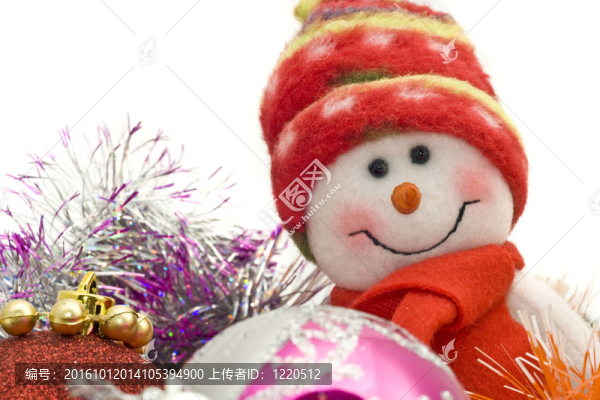 可愛的圣誕雪人裝飾掛件